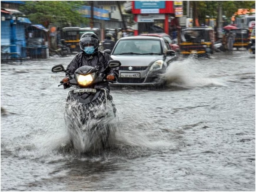 IMD Alert : एक नया सिस्टम हुआ सक्रिय, इंदौर में शाम के समय हुई मूसलधार बारिश, पूर्वी इलाके की सड़के पानी में डूबी