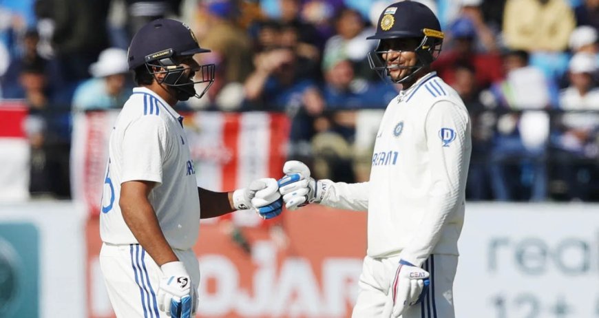 आखिरी टेस्ट में भारत मजबूत स्थिति में, रोहित-शुभमन ने जड़ा शतक